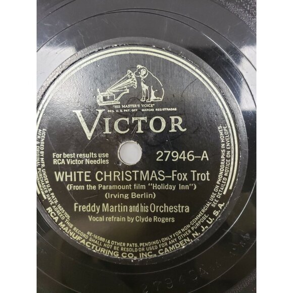 78 RPM-White Christmas-Abraham- Freddy Martin(R118) - Picture 1 of 4